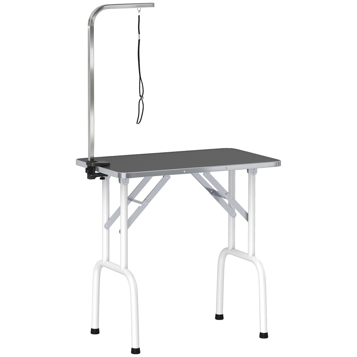 PawNora Foldable Pet Grooming Table – Adjustable Height with Non-Slip Surface