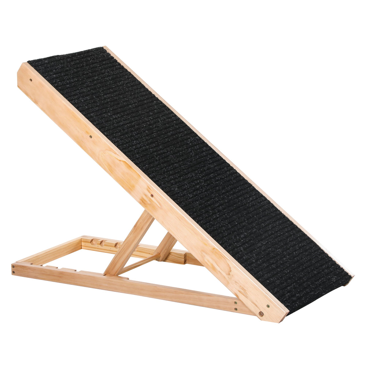 PawNora Adjustable Pet Ramp – Foldable Non-Slip Ramp for Dogs &amp; Cats
