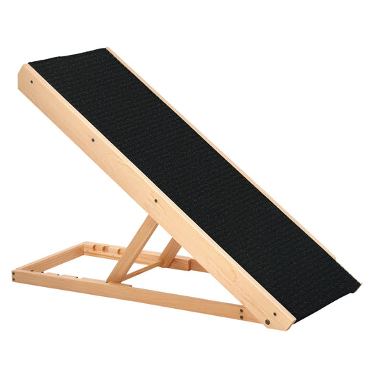 PawNora Adjustable Pet Ramp – Foldable Non-Slip Ramp for Dogs &amp; Cats