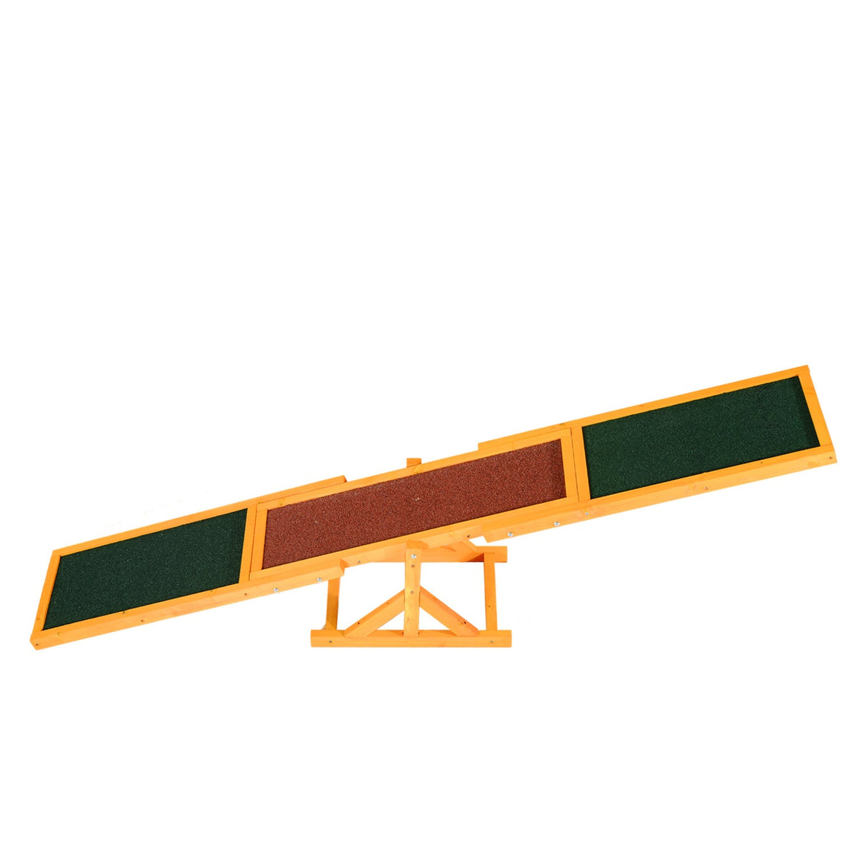PawNora Wooden Dog Agility Seesaw – Outdoor Training &amp; Exercise Equipment