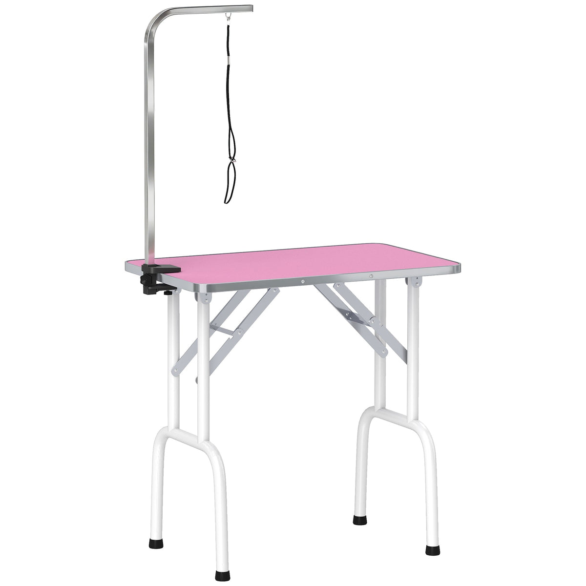 PawNora Foldable Pet Grooming Table – Adjustable Height with Non-Slip Surface
