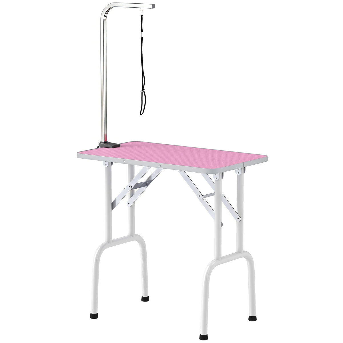 PawNora Foldable Pet Grooming Table – Adjustable Height with Non-Slip Surface