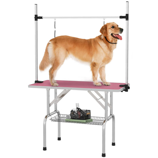 PawNora Adjustable Pet Grooming Table – Height-Adjustable Grooming Station