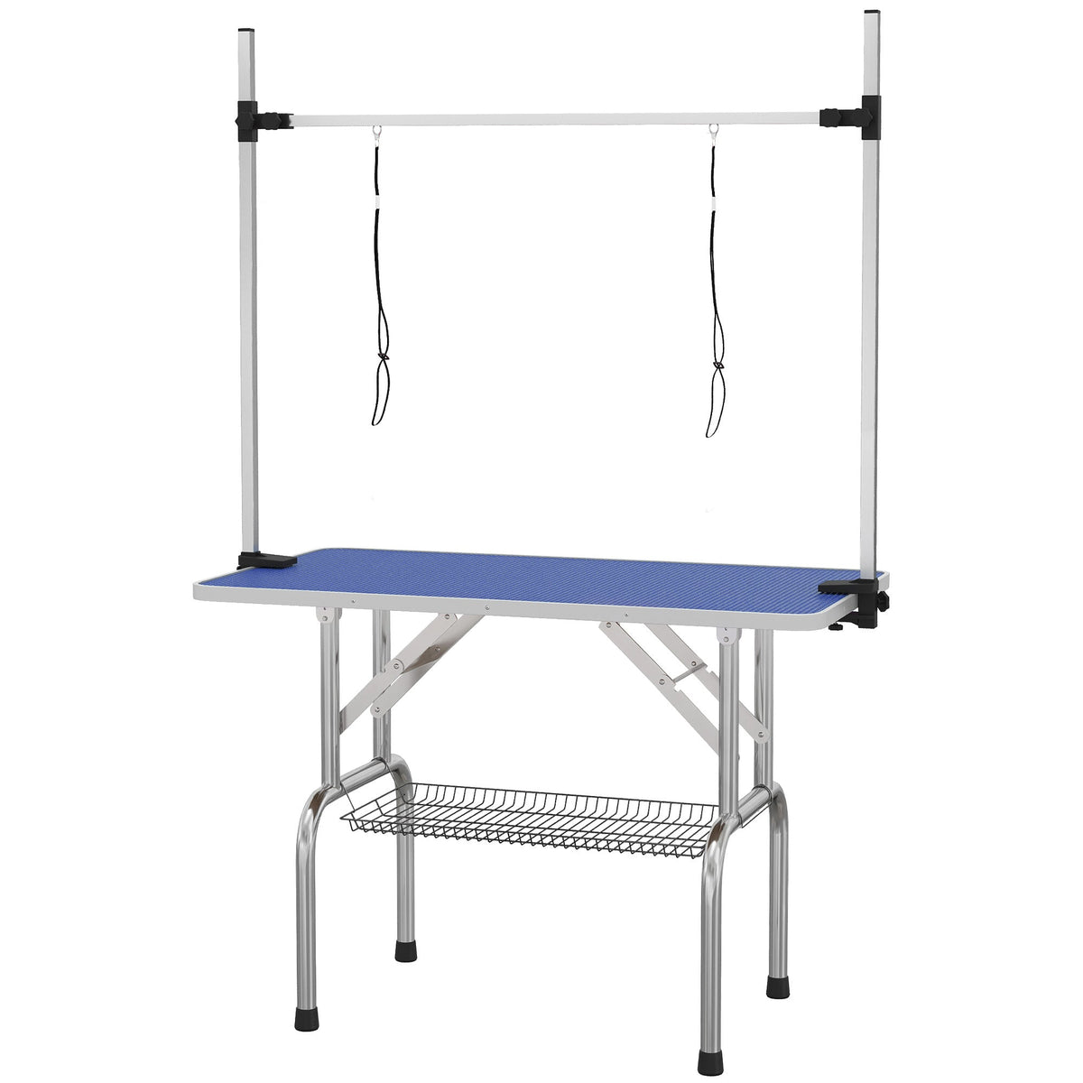PawNora Professional Pet Grooming Table – Height Adjustable with Storage Shelf