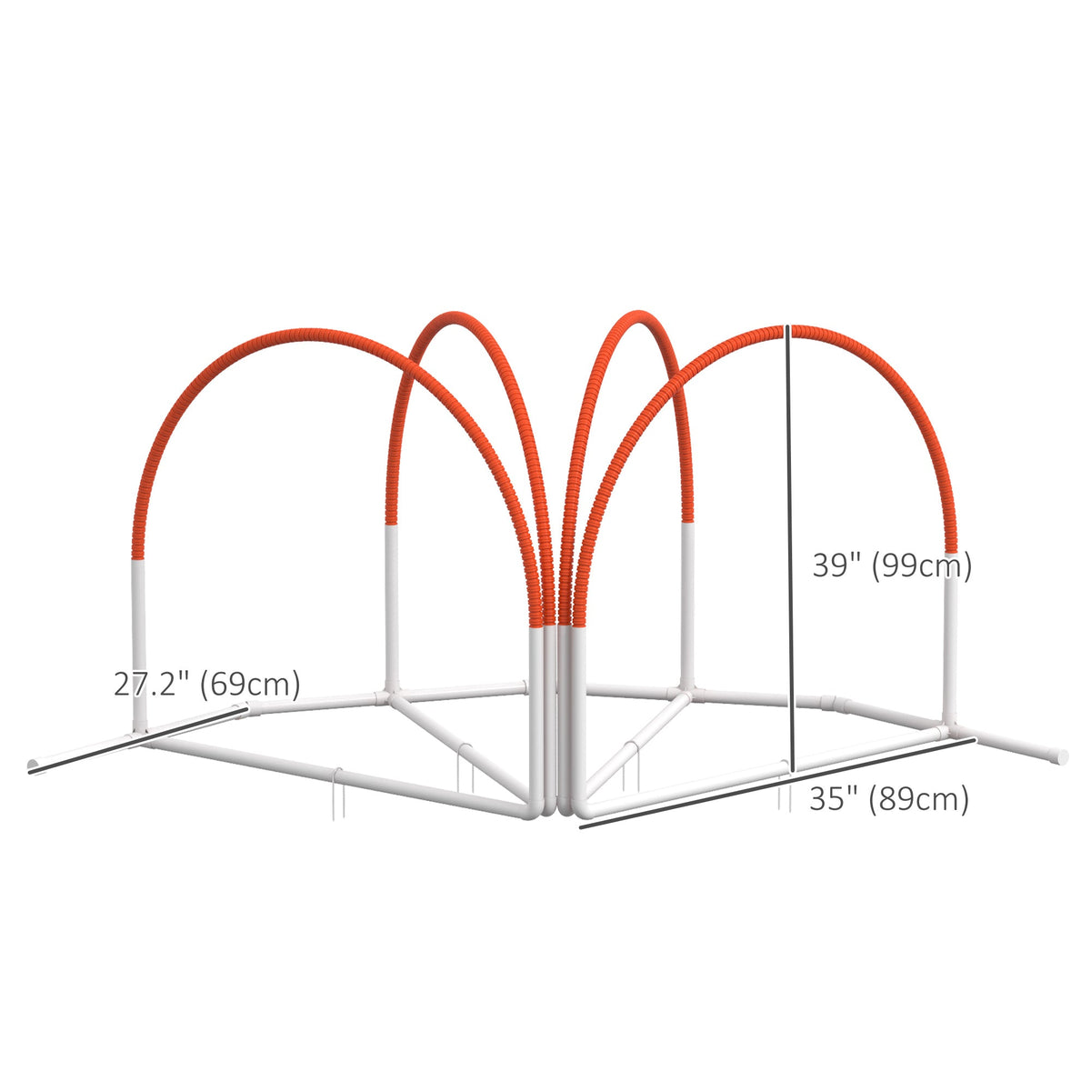 PawNora Dog Agility Training Set – 4-Piece Outdoor Exercise &amp; Training Equipment