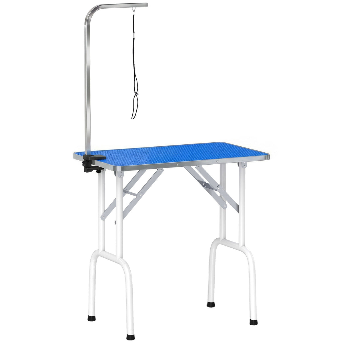 PawNora Foldable Pet Grooming Table – Adjustable Height with Non-Slip Surface