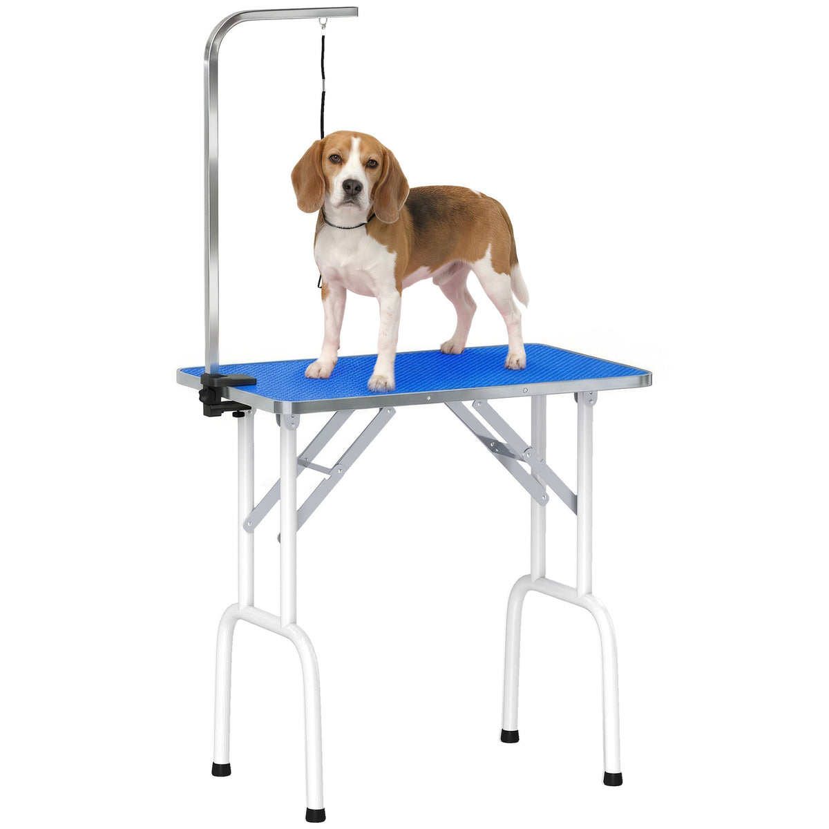 PawNora Foldable Pet Grooming Table – Adjustable Height with Non-Slip Surface