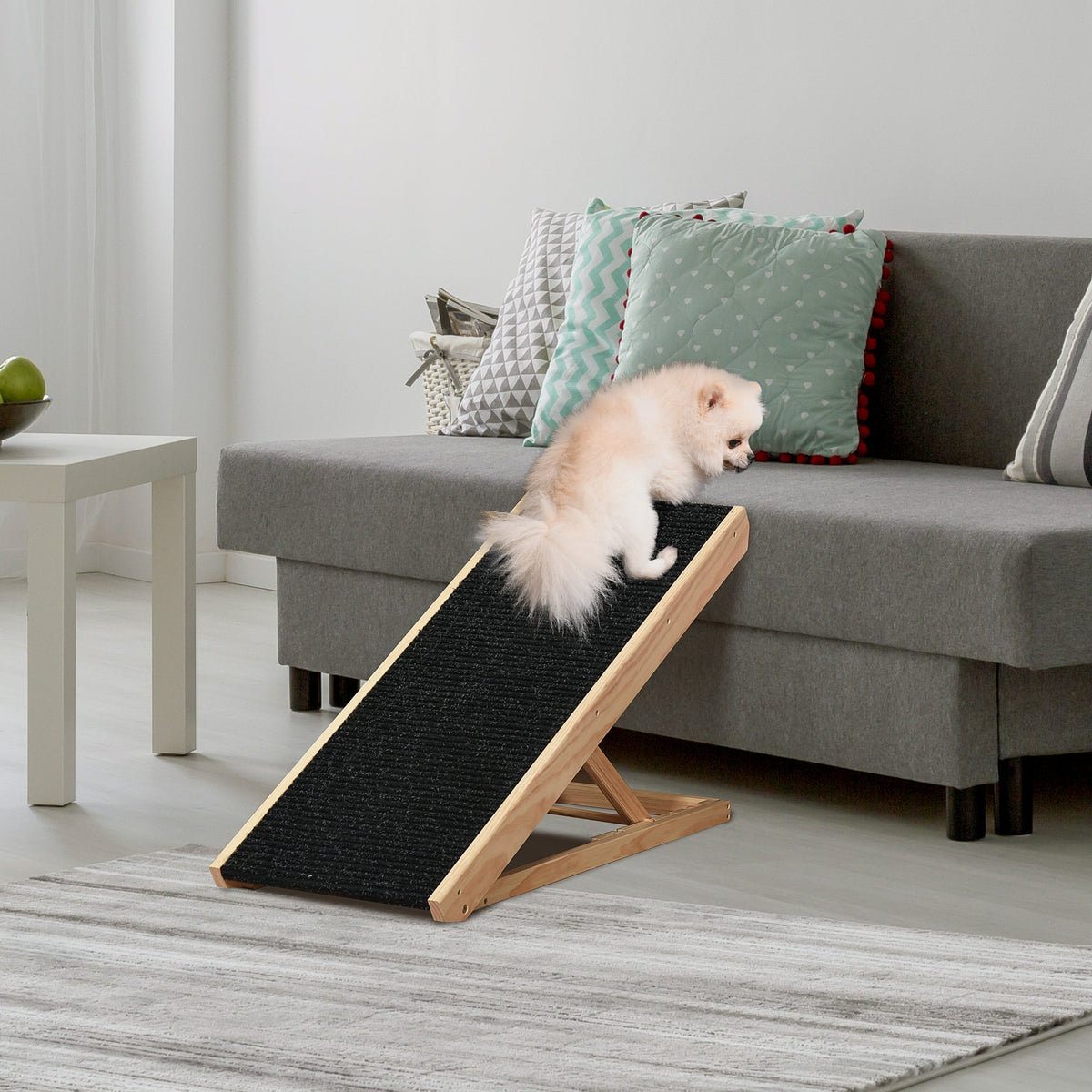 PawNora Adjustable Pet Ramp – Foldable Non-Slip Ramp for Dogs &amp; Cats
