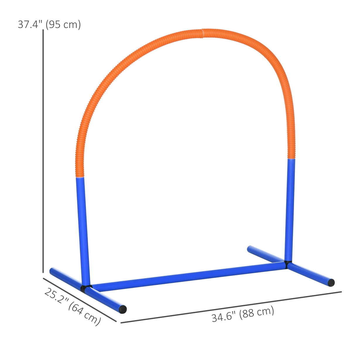 PawNora 4-Piece Dog Agility Bow Set – Low-Impact Obstacle Training Equipment