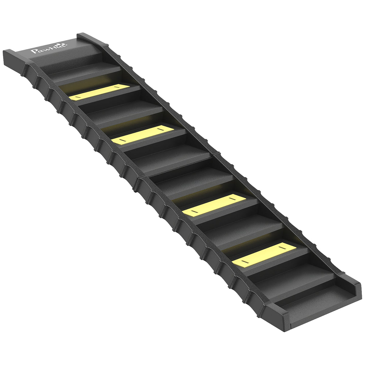PawNora Foldable Dog Car Ramp – 10-Step Non-Slip Pet Ramp for Cars &amp; Beds