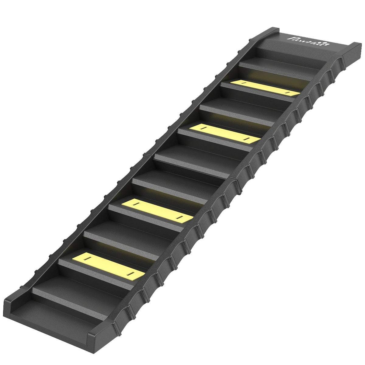 PawNora Foldable Dog Car Ramp – 10-Step Non-Slip Pet Ramp for Cars &amp; Beds