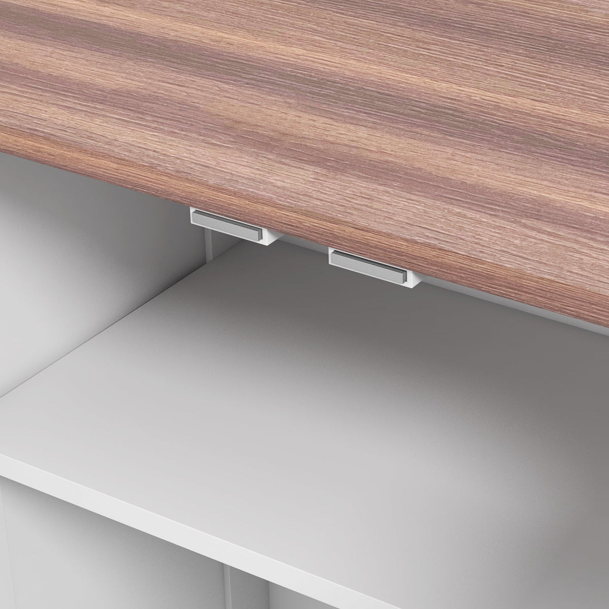 PawNora Dog Feeding Station – Hidden Bowls with Food Storage Cabinet